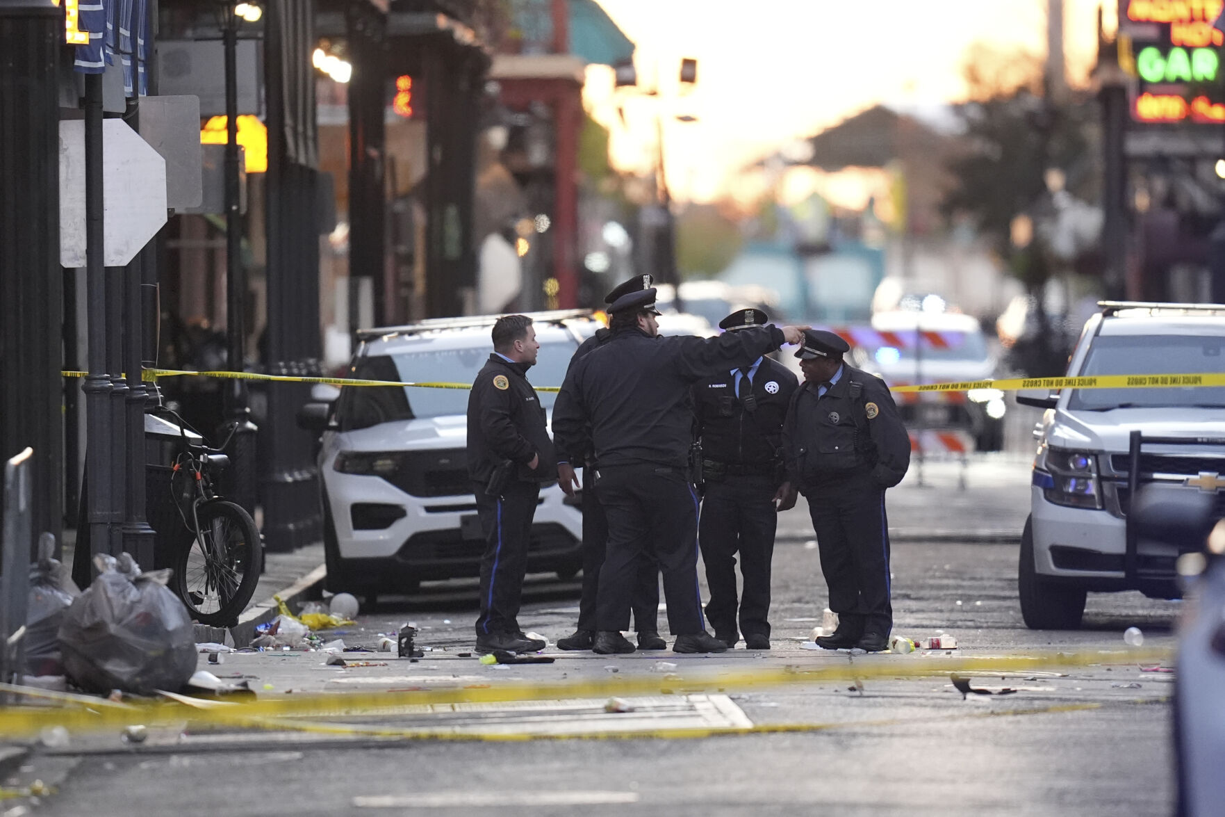 APTOPIX New Orleans Car Into Crowd